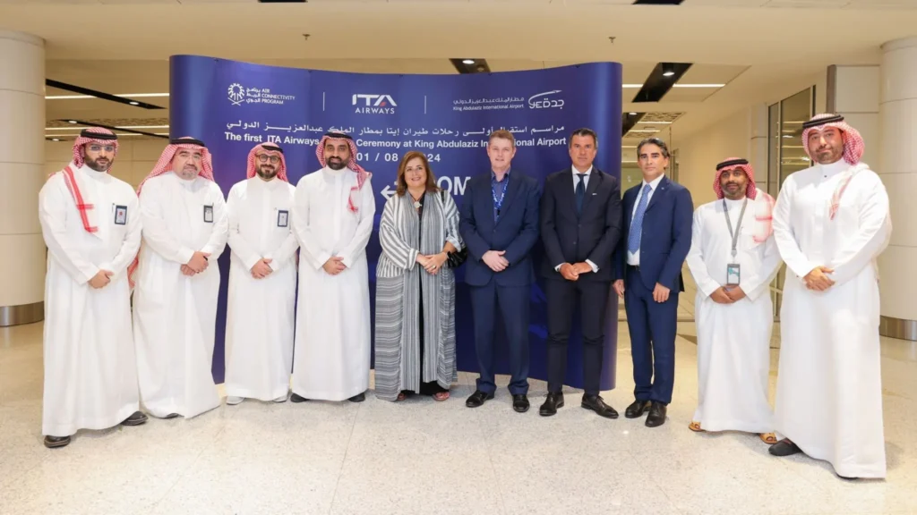 ITA Airways Begins New Flights from Rome to Jeddah