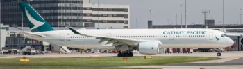Cathay Pacific Repairs Three out of 15 A350 having Issues