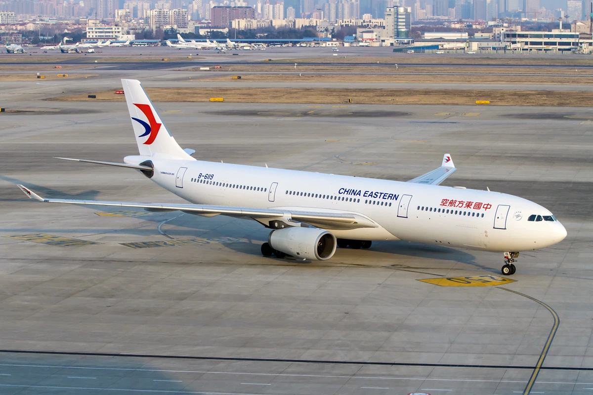 First Airbus A330-300 in the new China Eastern Airlines livery.