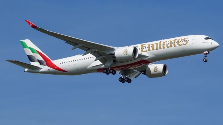 Emirates Airline First Airbus A350