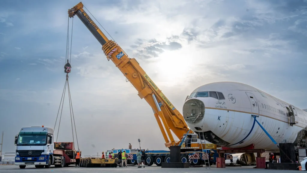 In Riyadh, workers will strip the aircraft of useful parts. The remaining fuselages will form part of a new tourist attraction called 'Boulevard Runway'. 