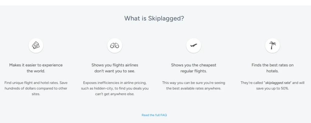 What is Skiplagged or Hidden City ticketing or Skiplagging