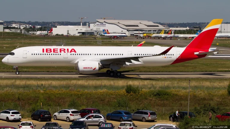 Iberia Airbus A350 Strikes Fire Truck During Guayaquil Water Salute Iberia Airbus A350