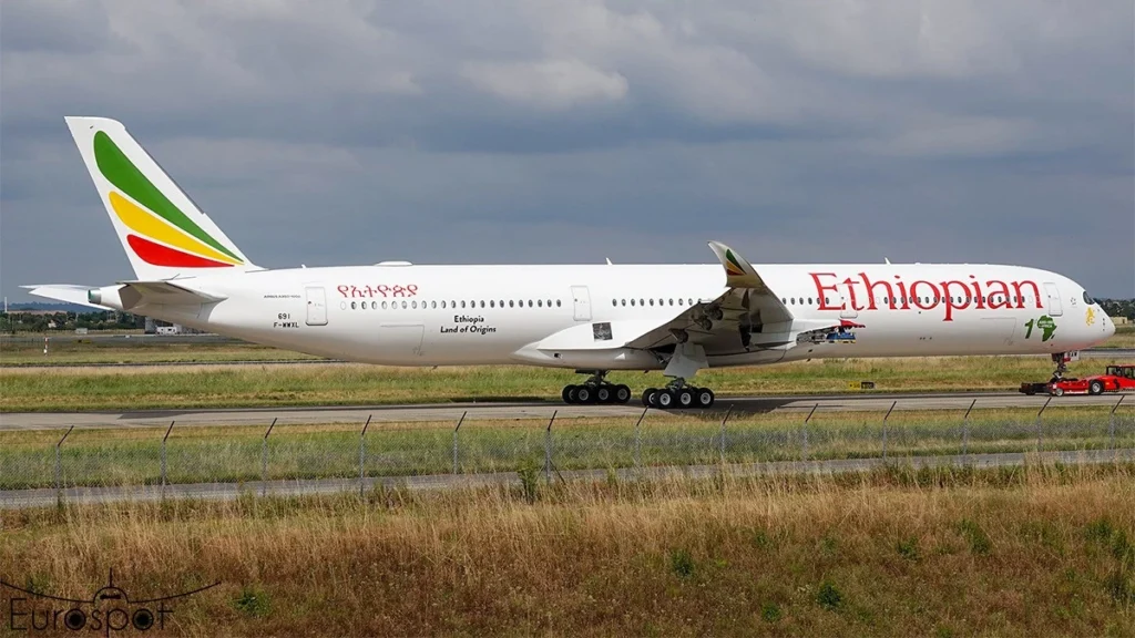 Ethiopian Airlines (ET) will acquire Africa's first Airbus A350-1000 in October (this month) and will fly to London Heathrow (LHR).