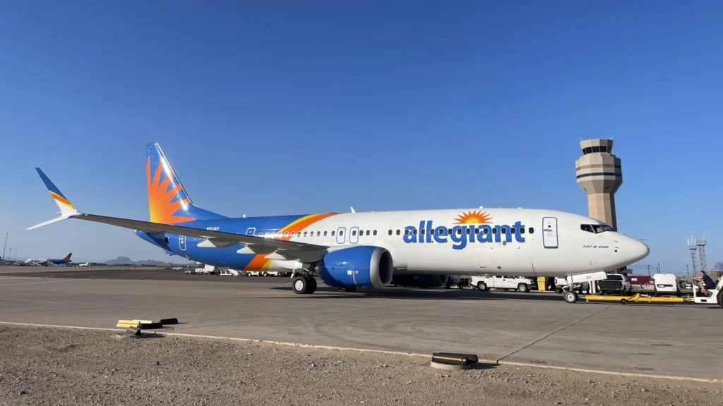 Allegiant Air (G4) has accelerated the start of commercial flight of its first Boeing 737 MAX 8 aircraft as it began revenue service on Sunday (October 20, 2024).