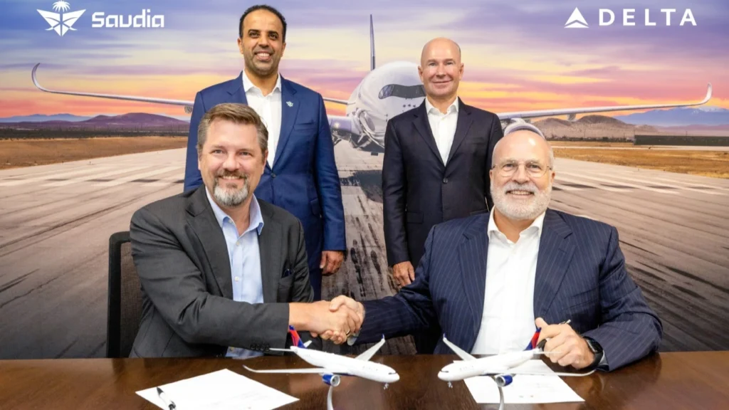 Delta signs codeshare agreement with Saudia