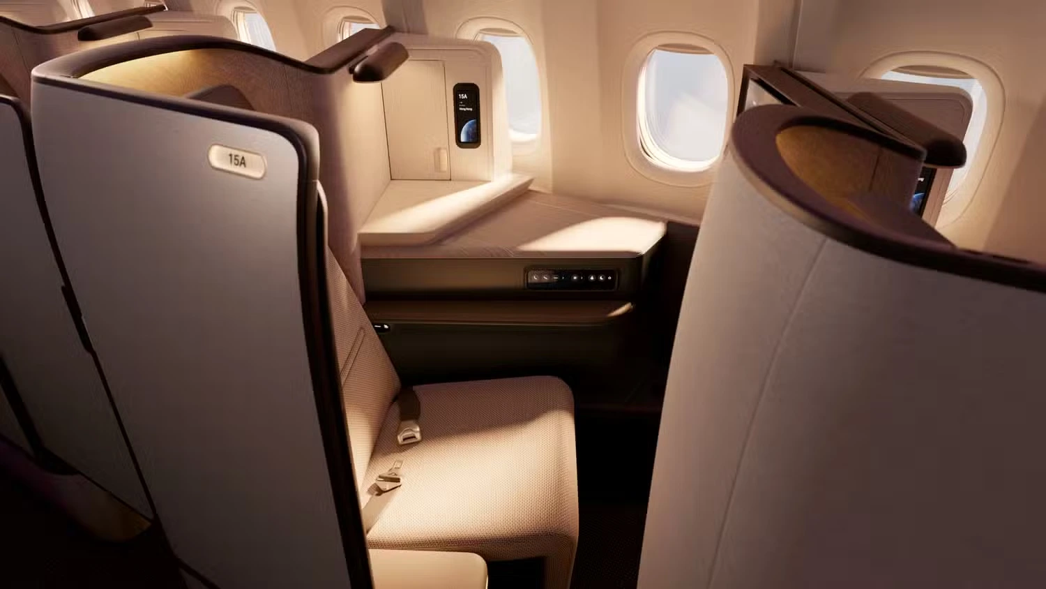 Cathay Pacific New 777-300ER Business Class Aria Suite