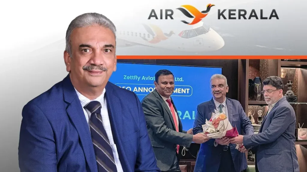 Harish Moideen Kutty as the Chief Executive Officer (CEO) of Air Kerala