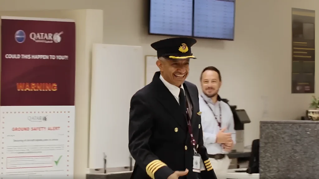 Qatar Airways (QR) Boeing 777 pilot Captain Jamil Areeki retires after serving the airline since its inception in 1993 (26 years ago).