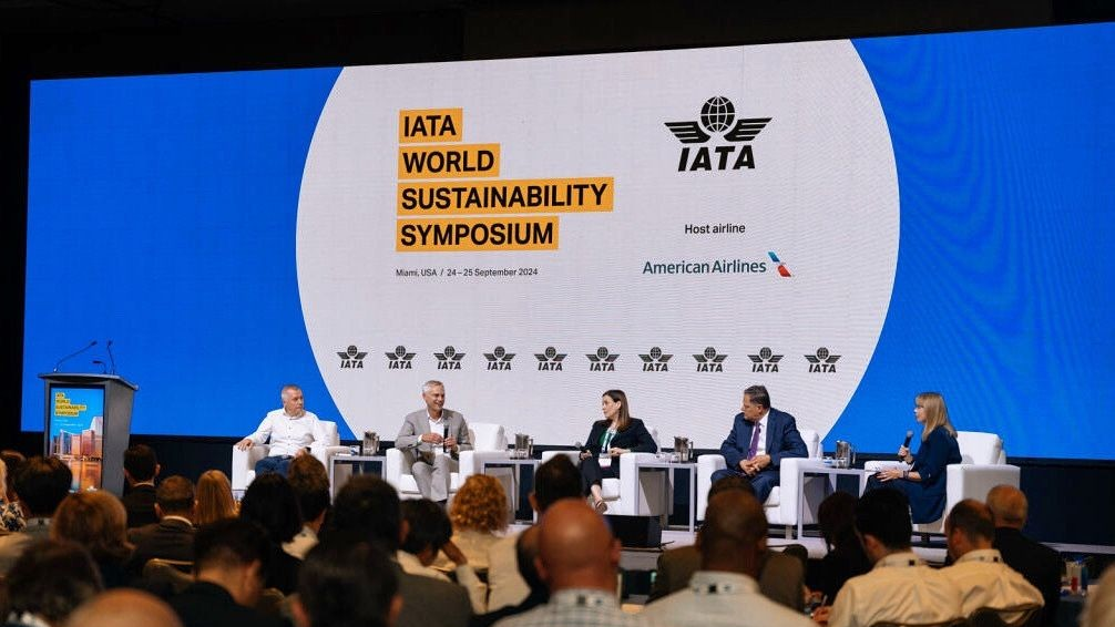 American Airlines CEO Robert Isom at International Air Transport Association (IATA) Sustainability Symposium in Miami