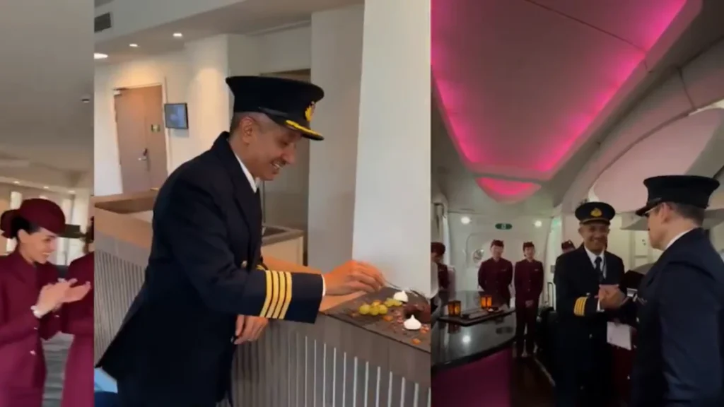 Qatar Airways (QR) Boeing 777 pilot Captain Jamil Areeki retires after serving the airline since its inception in 1993 (26 years ago).