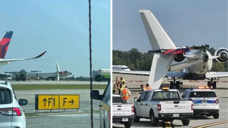 What happened to Delta A350 that Collided with CRJ at Atlanta Airport?
