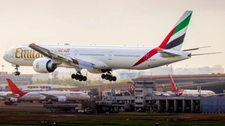 Emirates 777 Pilot Mom Cry Watching His Son Land for First Time in Beirut