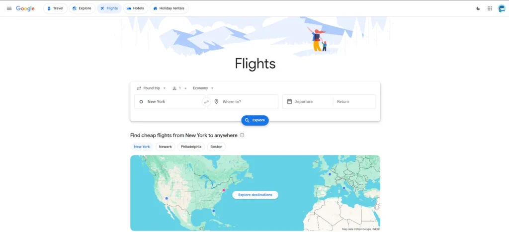 Google Flights Tricks Home Page