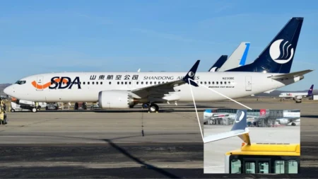 Boeing 737 MAX Hit by Shuttle Bus at Hong Kong Airport