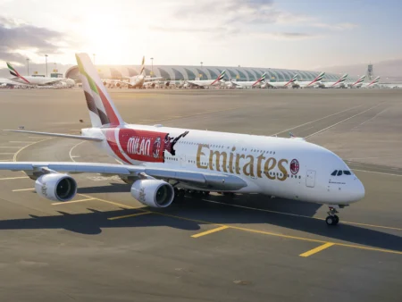 Emirates Reveals AC Milan A380 Livery to Celebrate 125th Anniversary