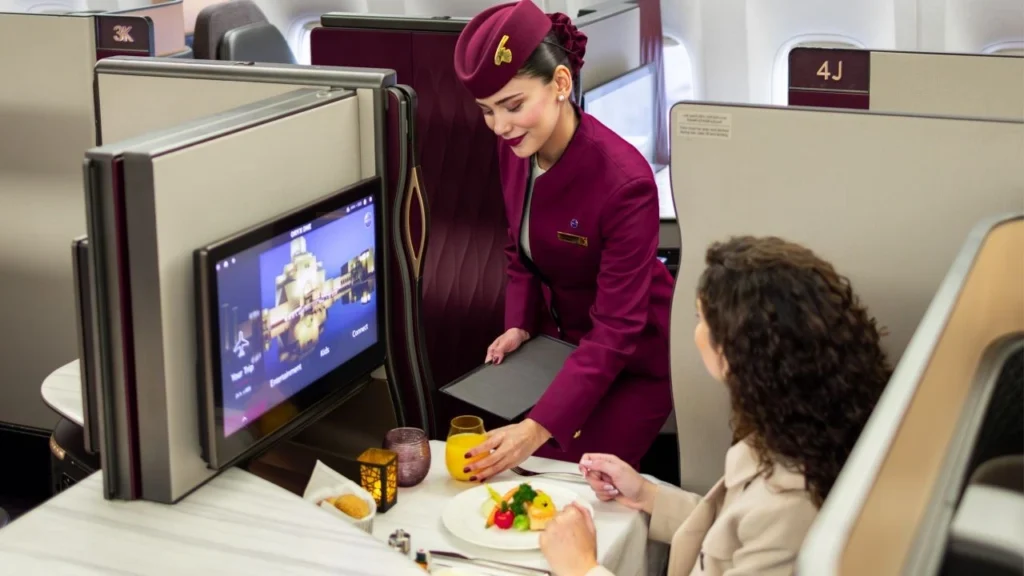 flight attendant qatar airways salary	