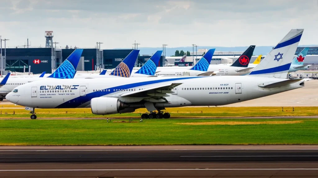 EL AL Israel and United Airlines and Air Canada