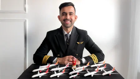Air India Pilot With One of the Largest Aircraft Model Collection