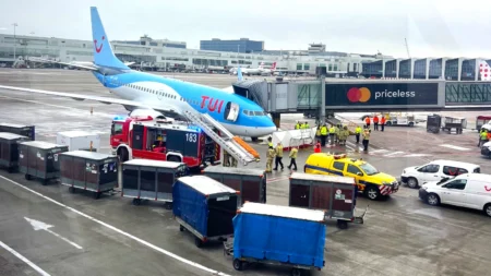 TUI Boeing 737 Nose Landing Gear Collapse at Brussels Airport