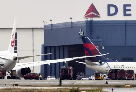 Japan Airlines 787 Collides with Parked Delta 737 in Seattle