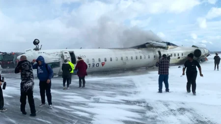 Delta Air Lines Tries to Silent its Former Pilot Over Toronto Plane Crash