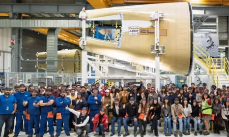 Airbus First A350F Tail Protector Transported to Hamburg Facility