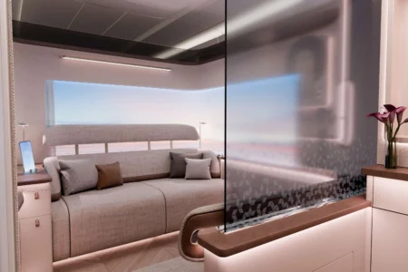 Airbus Unveils Luxurious First Class Cabins for A350-1000 at AIX 2025