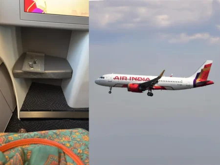 Air India Mumbai to Delhi Flight Broken Business Class Seat Concern