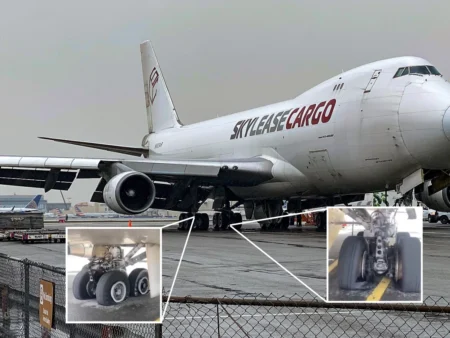 Boeing 747 Aborts Takeoff at High Speed, All 16 Tires Deflated