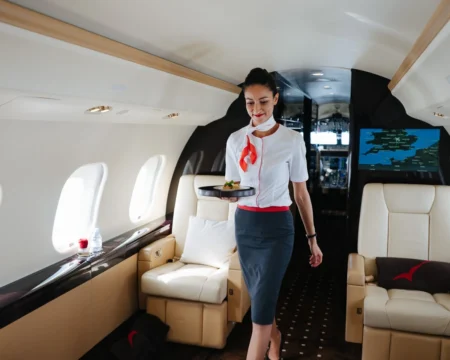 Private Jet Flight Attendant Salary in the US in 2025