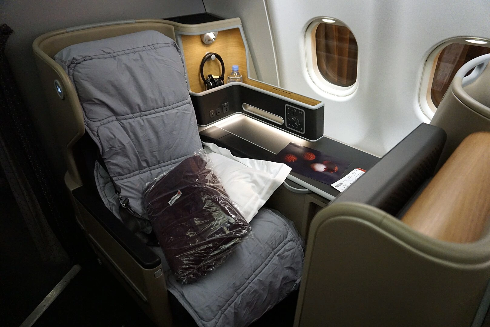 Inside Qantas A330 Business Class
