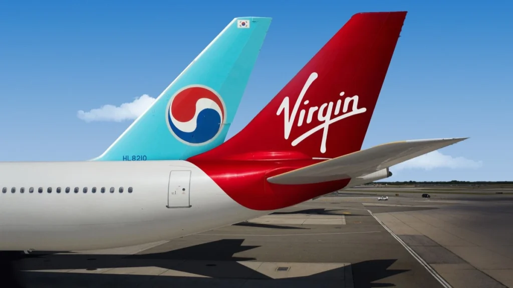 Virgin Atlantic and Korean Air Codeshare