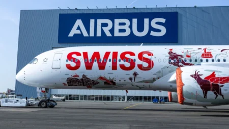 SWISS Unveils A350 With New Film-Based Livery, First in the World