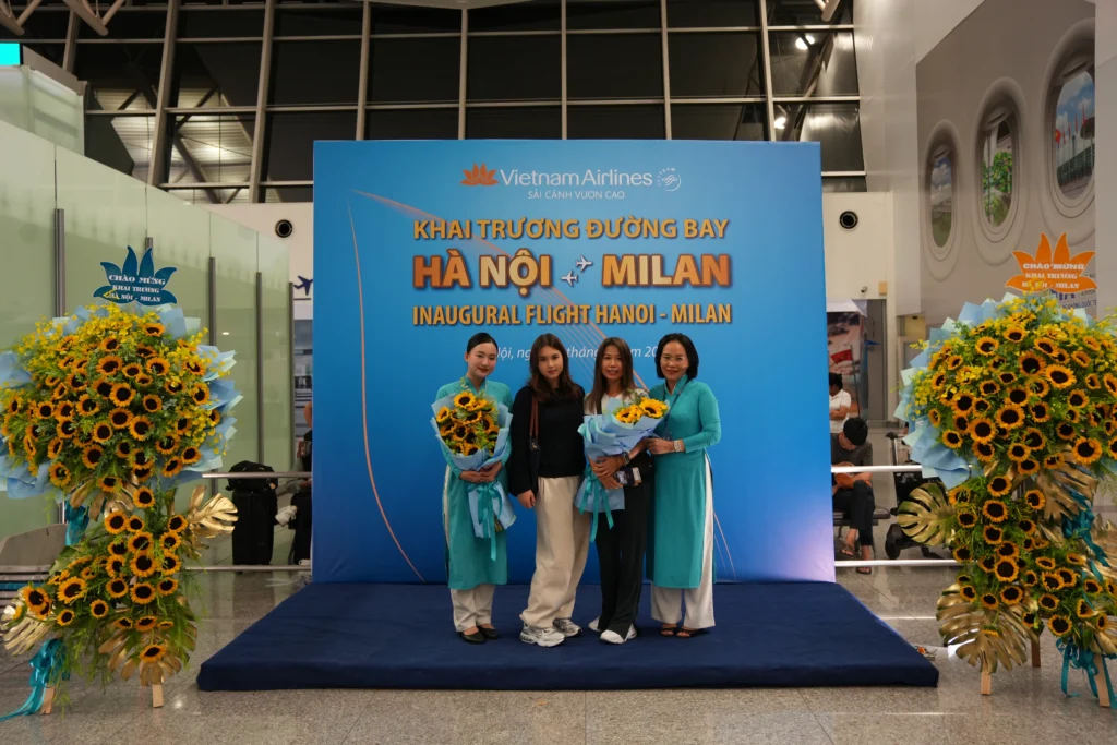 Vietnam Airlines Inaugurates New Flights from Hanoi to Milan with 787