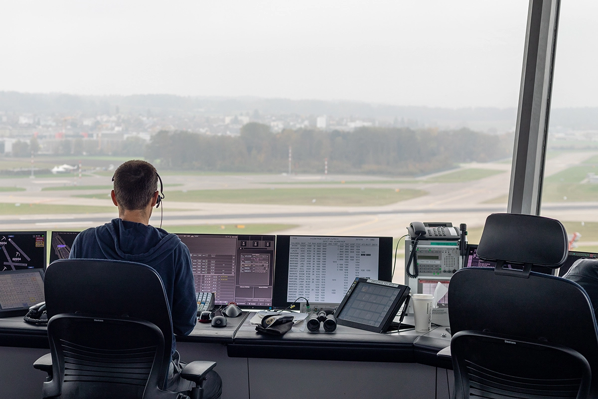 Air Traffic Controller at Zurich Airport