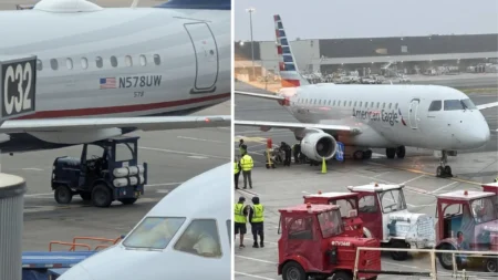 Two American Airlines Aircraft Damaged in Collision with Ground Vehicles