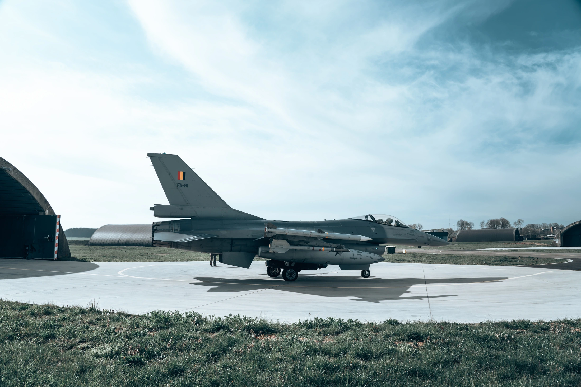 Belgian F-16 jet