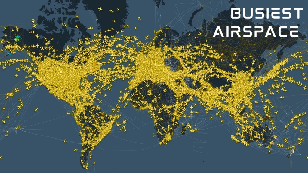 Top Busiest Airspace in the World in 2025