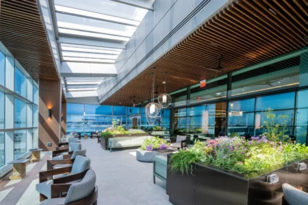 Blind Travelers Access Delta One Lounge at New York JFK
