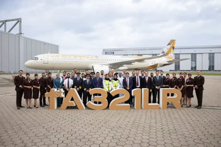 Etihad Airways First Airbus A321LR Delivery