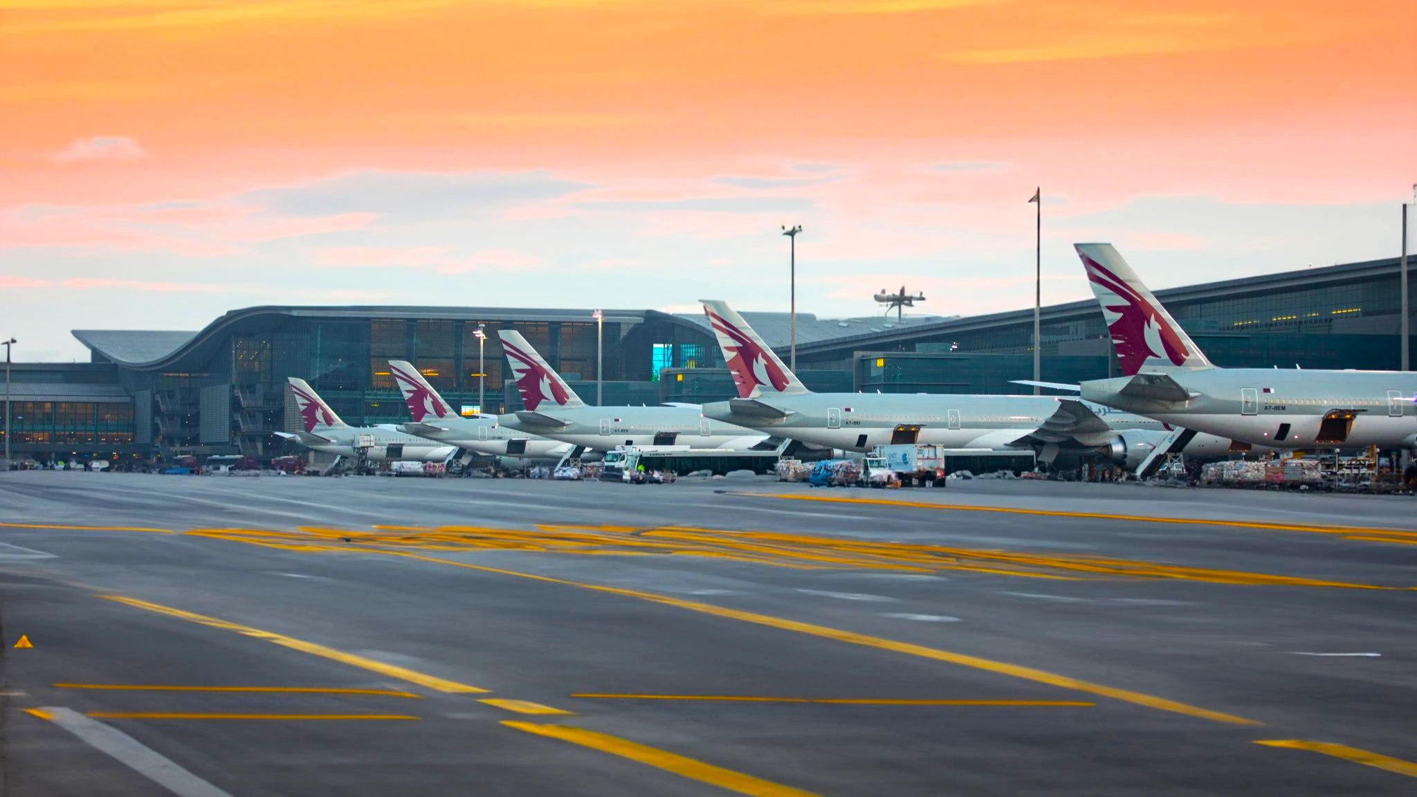 Hamad International Airport in Doha