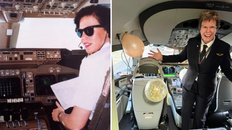 Qantas First Woman Chief Pilot Retires After 36-Years, Last Flight from New York Qantas First Women Chief Pilot