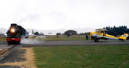 World’s Only Airport Where Trains Cross the Active Runway