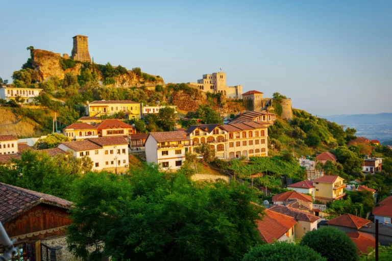 Krujë town in Albania