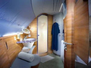 Emirates A380 First Class Shower Bathrooms At 40,000 ft