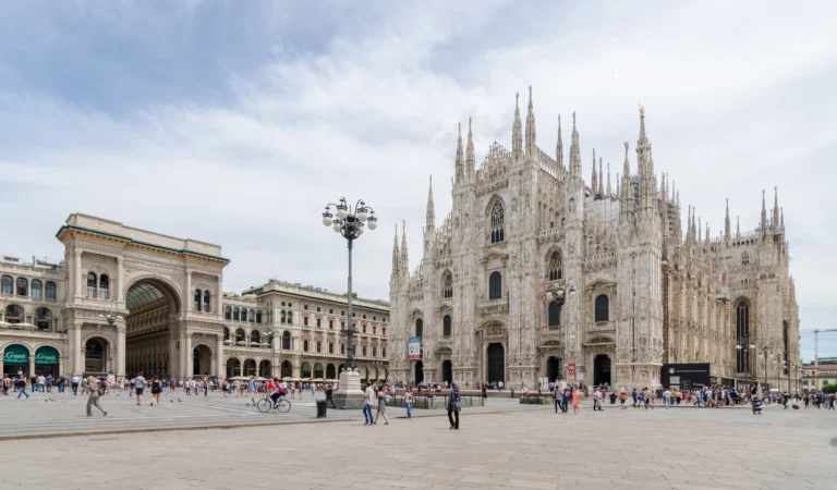 6 Easiest Countries in the World to Get Citizenship in 2025 Duomo Milan Cathderal with Galleria Vittorio Emanuele II shopping arcade in Milan, Italy