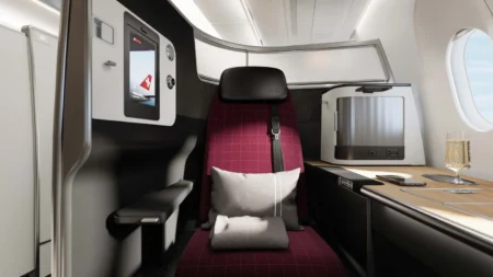 SWISS Unveils New A350 First and Business Class Inflight Service