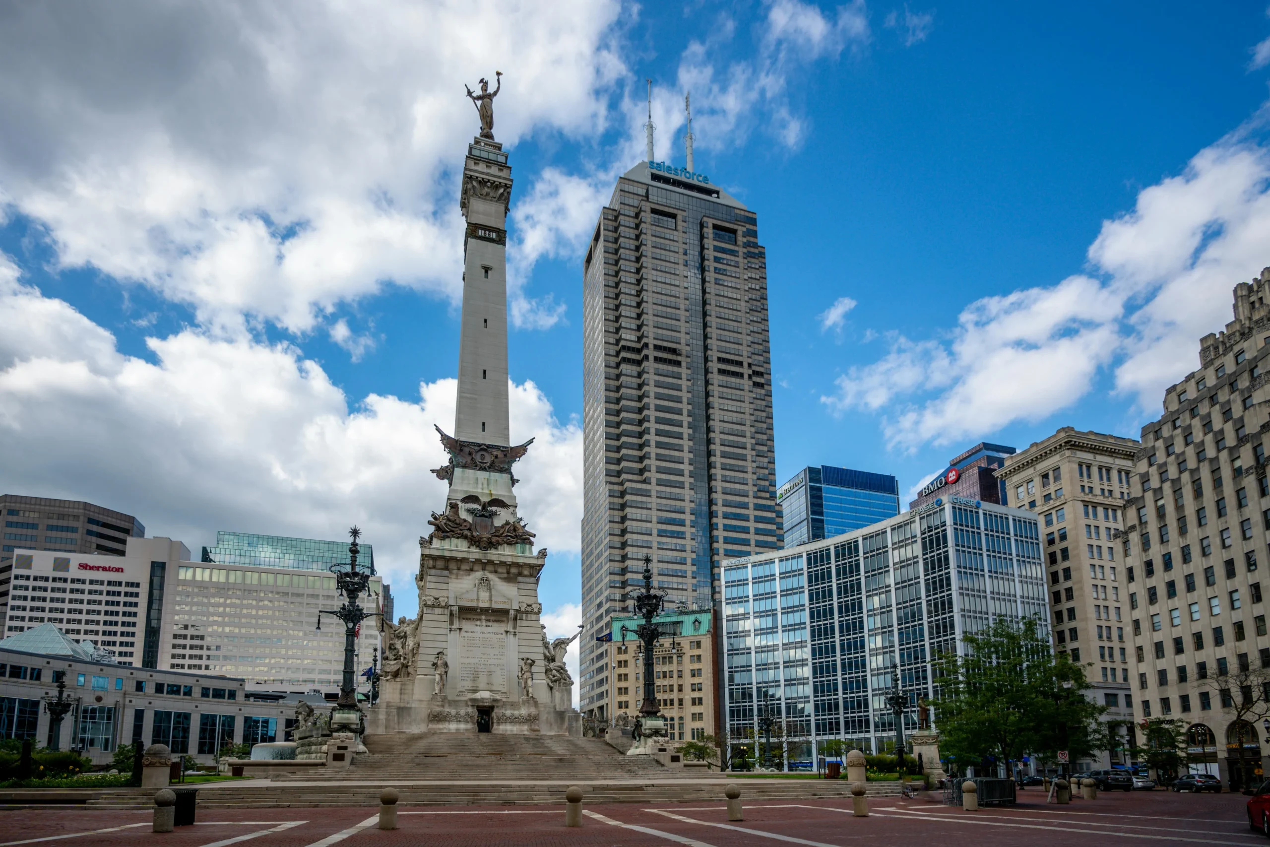 Sailors and Soldiers Monument Building in Indianapolis, Indiana, United States