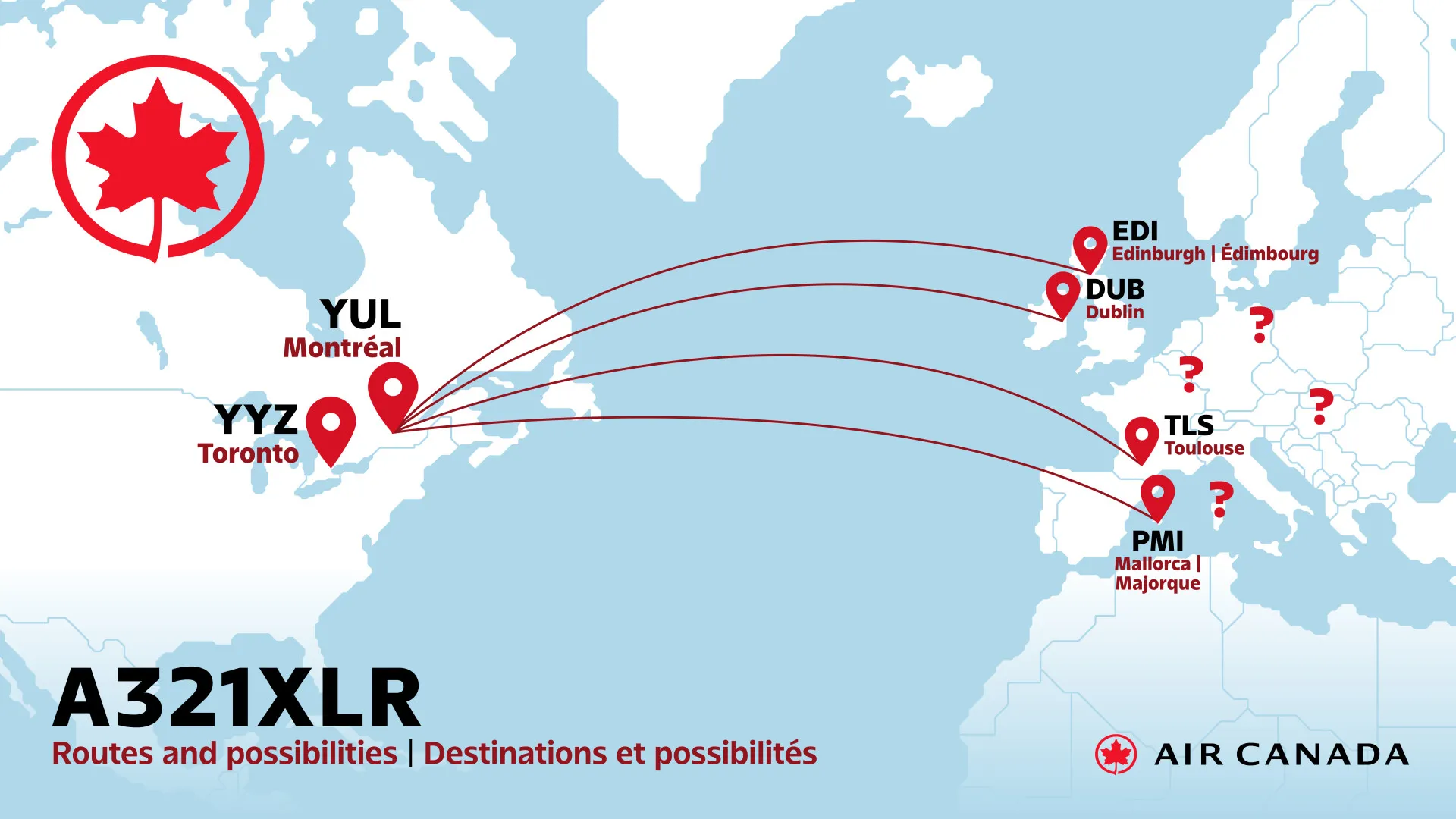 Air Canada Plans to Deploys its New A321XLR on These Routes
